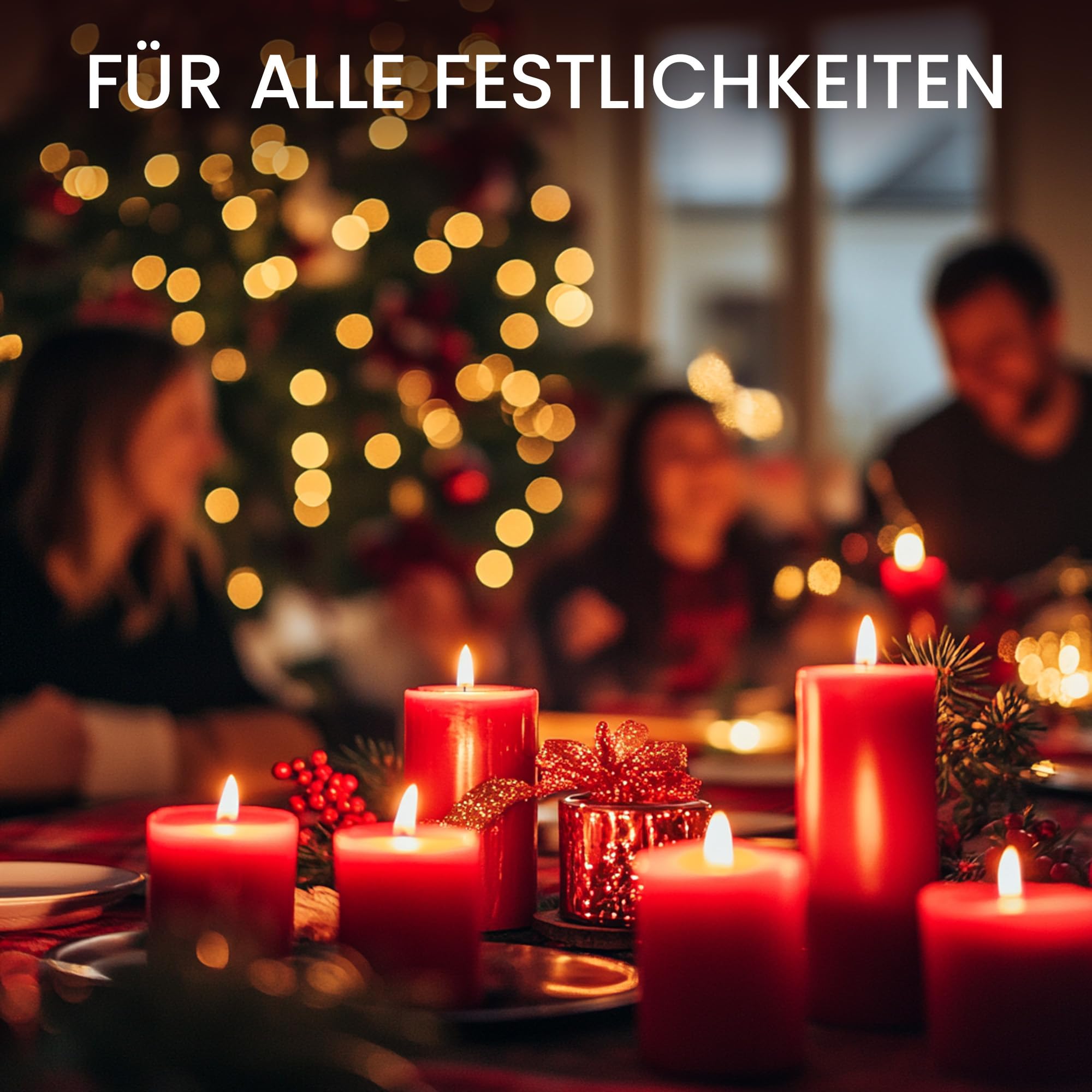 Kerzenset Mischpaket aus Kerzen Wachskerzen Stumpenkerze Kugelkerzen Baumkerzen Teelichter Öl Winterdeko Mix Duftkerzen für Feste Weihnachten Partys Hochzeit 9 kg