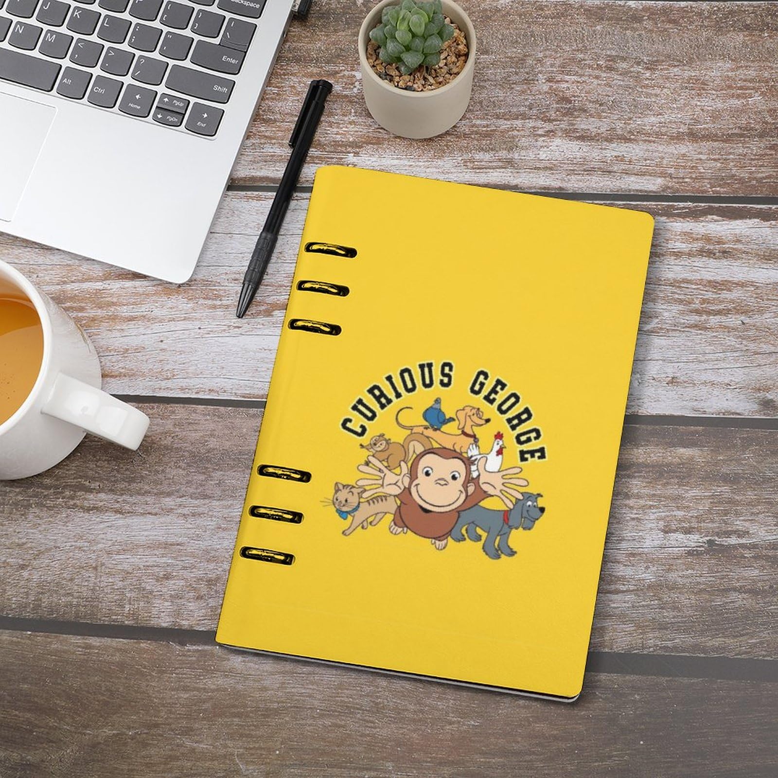 さるえもページ Amazon.co.jp: おさるのジョージ システム手帳 PU ノートメモ帳