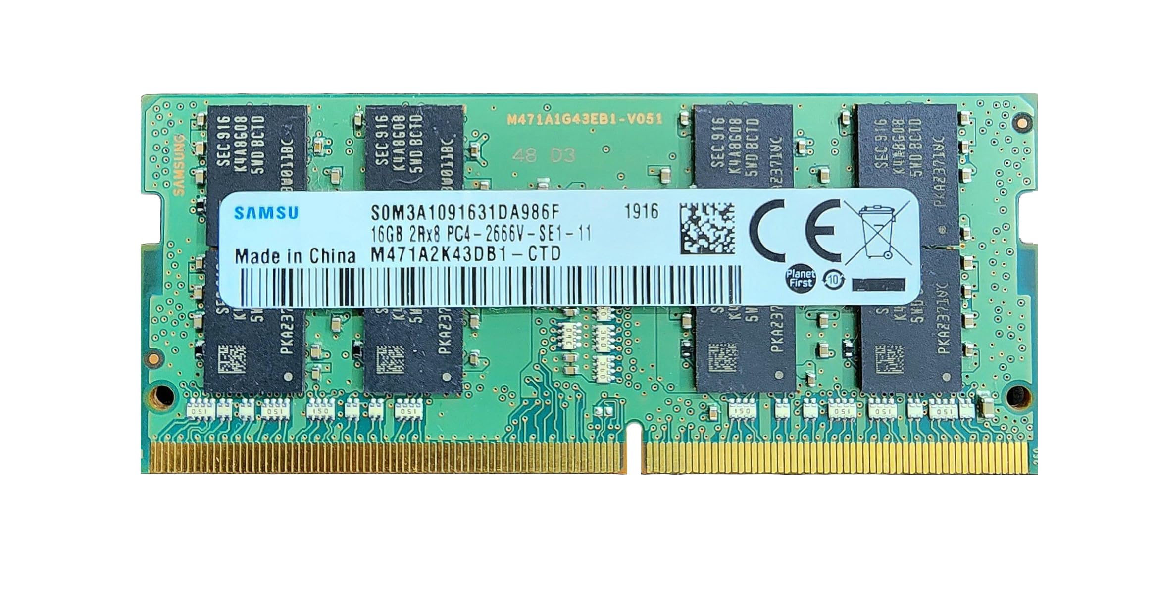 Professional Grade 16GB DDR4 Laptop RAM – SODIMM 260-Pins 1.2V, Compatible with Samsung DDR4 2666MHz RAM (M471A2K43DB1-CTD) and Similar Models (B0CSDDNSWS) Amazon Price History, Amazon Price Tracker