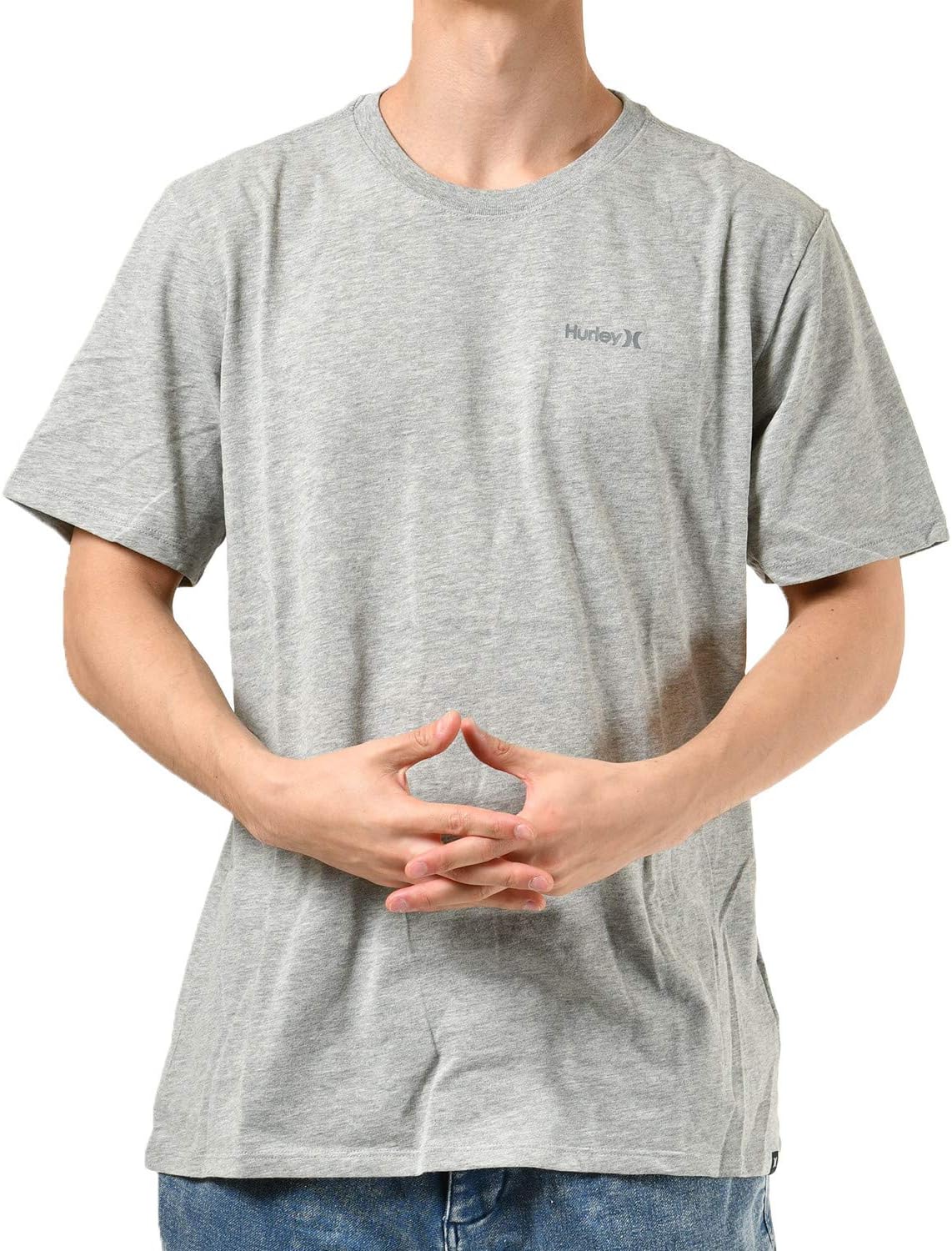 Hurley Dri-Fit One & Only 2.0 Tee Dark Grey Heather/Cool Grey SM