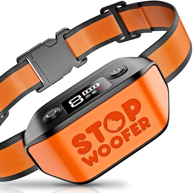 2026 New - No Shock Dog Bark Collar Safe Anti-Bark Device with Smart Sensor Vibration Sound Training Waterproof