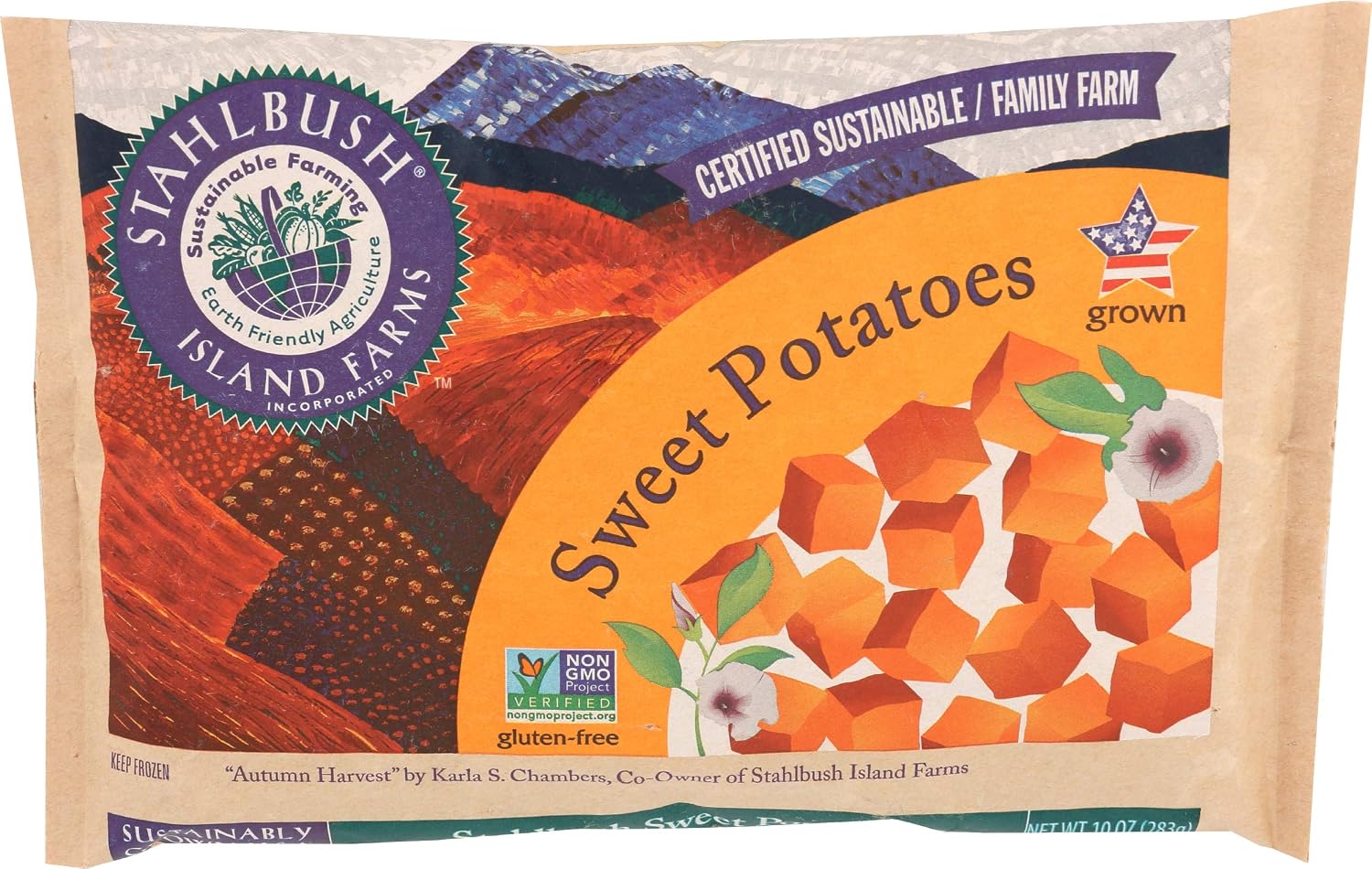 Stahlbush, Sweet Potato Diced, 10 Ounce