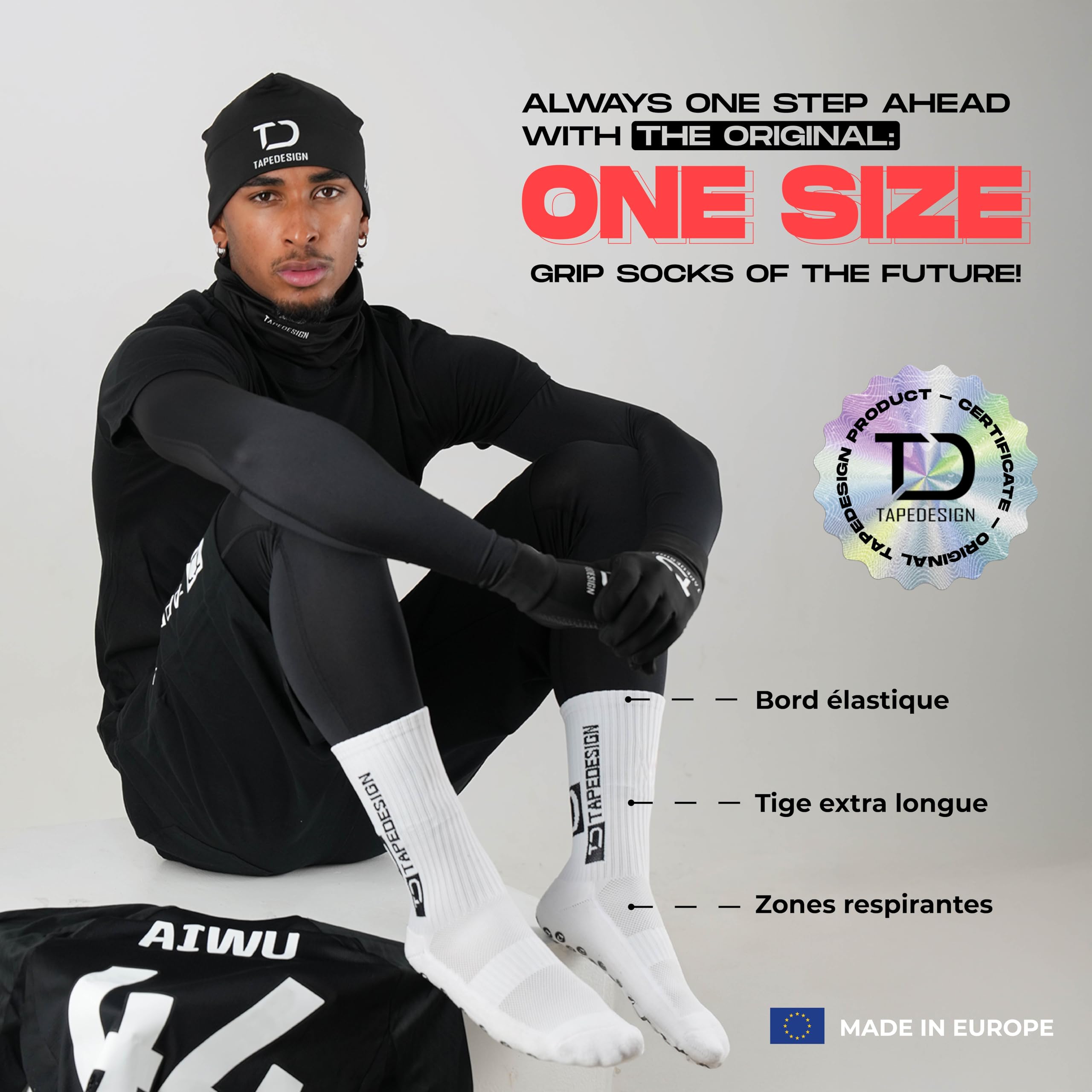 Tapedesign Doppelpack Allround Socks Classic Lot de 2 paires de chaussettes polyvalentes Classic Homme (lot de 2)