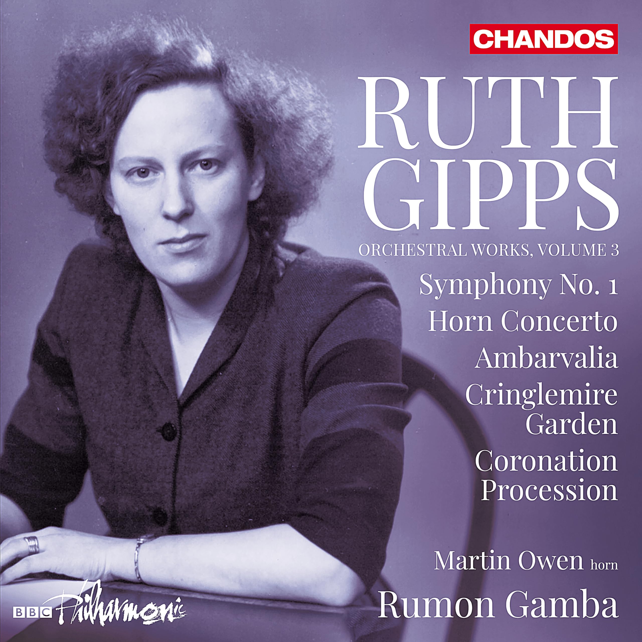 CHAN20284 Ruth Gipps Gipps: Orchestral Works Vol. 3 CD NEW