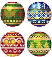 Vista 4 de Crafting Spark Kit de punto de cruz contado con conejitos de lona de plástico - Paisaje 178CS