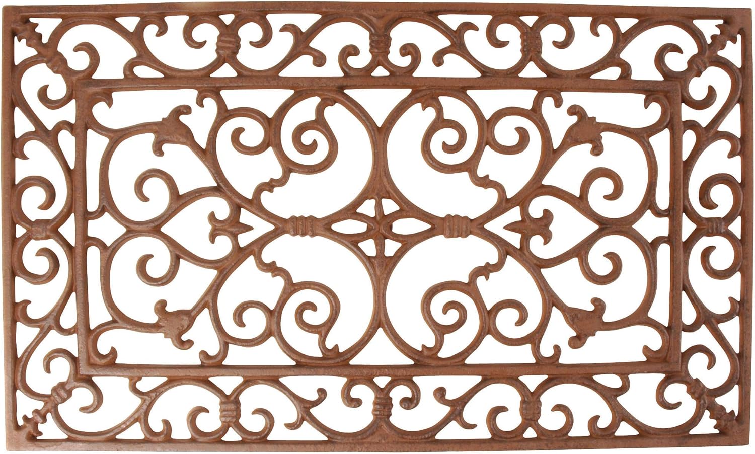 Esschert Design Small Doormat in Antique Brown - Rectangle 24" x 14"