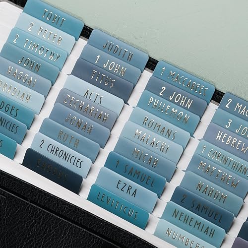 Miniatura 13 de UPAFEXXI -Pestañas de la Biblia35 Rosado,Azul,Capuccino,Capuchino español,Resúmenes Chocolate,Resumen Tono de la Tierra,Resúmenes Green,Resúmenes