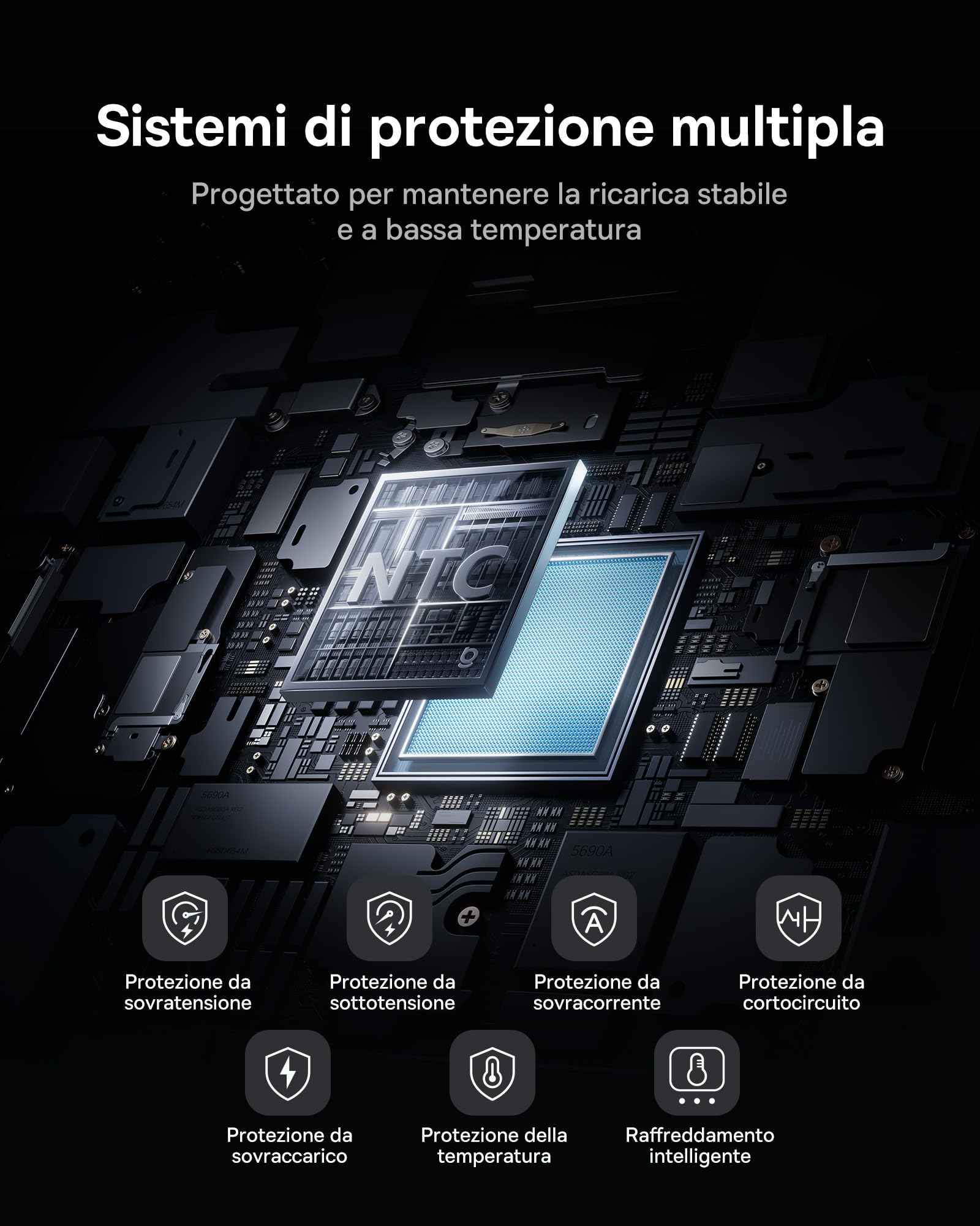 Baseus AC22 Mini Powerbank 10000mAh, PD 45W Power Bank Portatile con Cavo USB-C integrato, Batteria Esterna Ricarica Rapida per iPhone 17/16/15, Samsung S26/S25 Ultra, iPad, Pixel 10/9