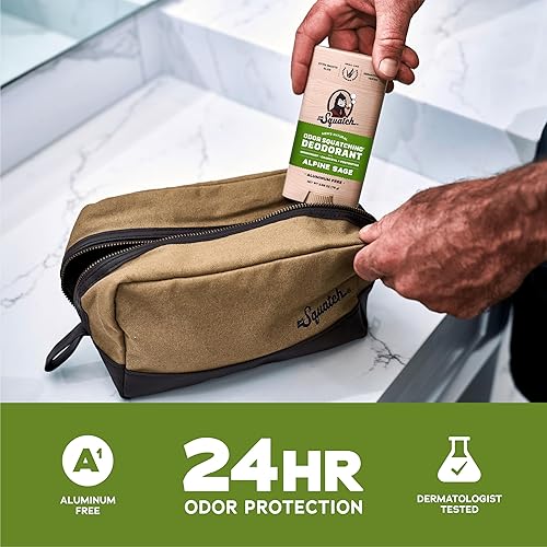 Miniatura 3 de Dr. Squatch Desodorante natural para hombres, sin olor, sin aluminio, salvia alpina (2.65 onzas, paquete de 3)