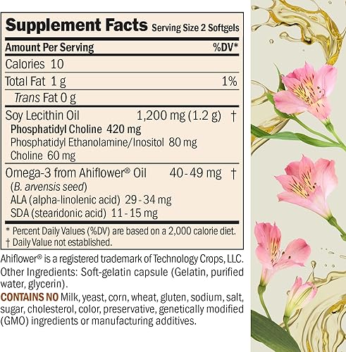 Miniatura 2 de ANDREW LESSMAN PC Liver & Brain Benefits 60 cápsulas blandas - Fosfatidil colina, el bloque de construcción más importante para una estructura y