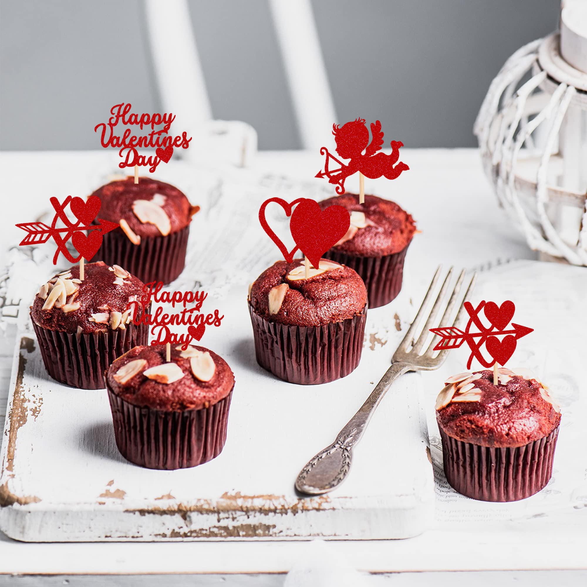 Blumomon Confezione da 24 decorazioni per cupcake a tema animali della