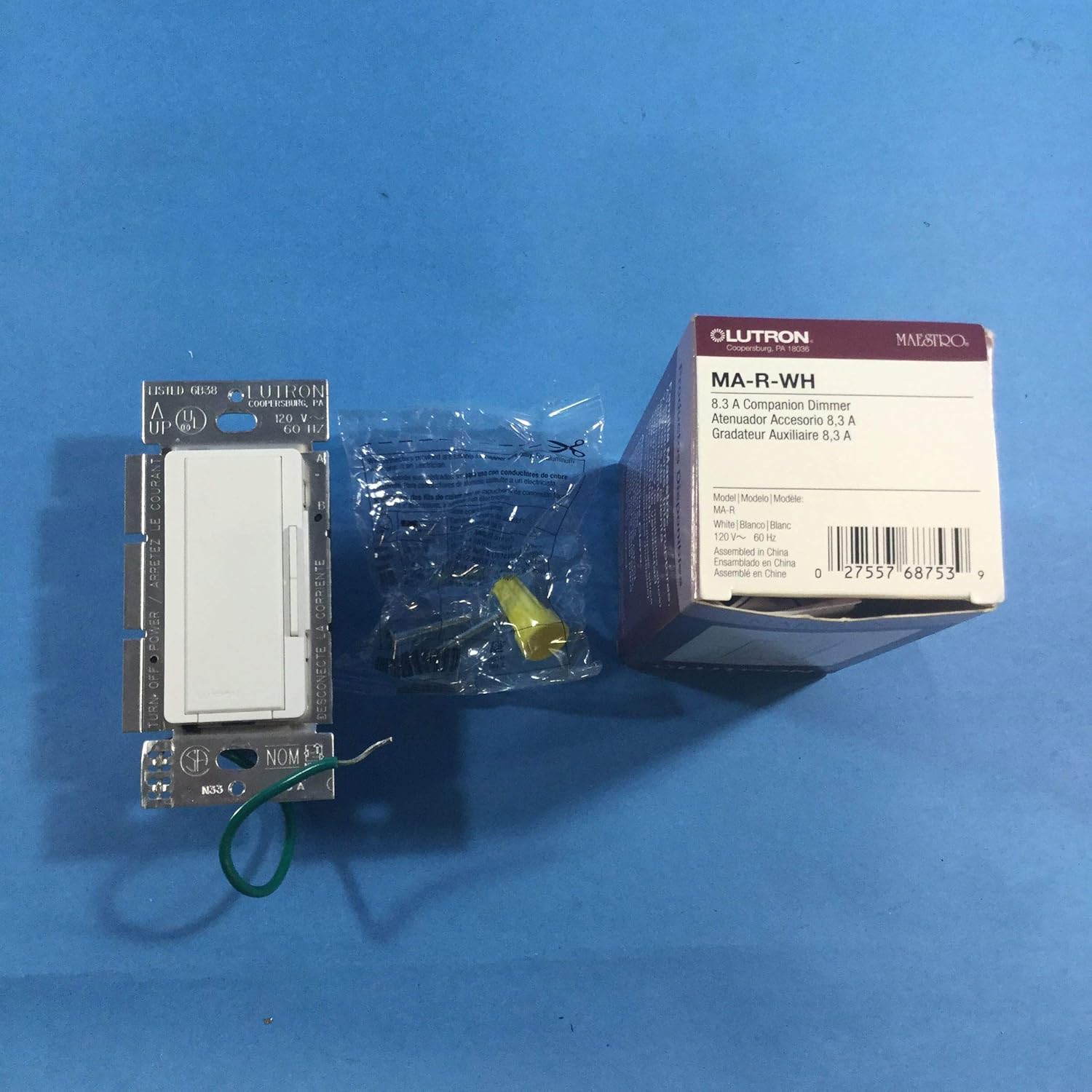 Lutron MARWH Maestro MultiLocation Smart Remote Companion Dimmer