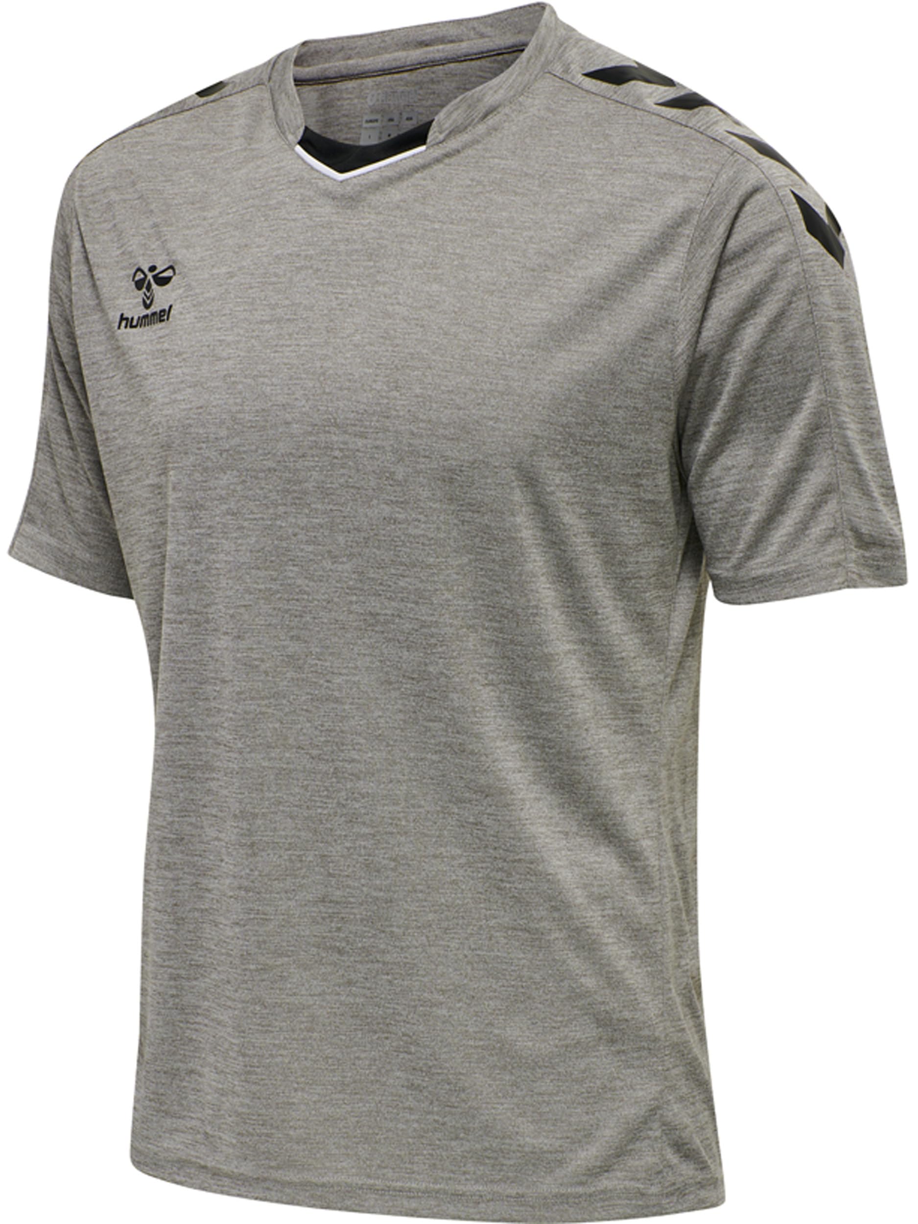 Hummel MÂLE Hmlcore Xk Poly Jersey S/S T-Shirt, Gris Mélange, M EU
