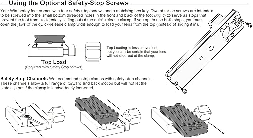 Miniatura 43 de Wimberley AP-616 - Pie de lente de repuesto para Sony 600 f4 GM OSS FE - Estilo Arca-Swiss - Fabricado en Estados Unidos