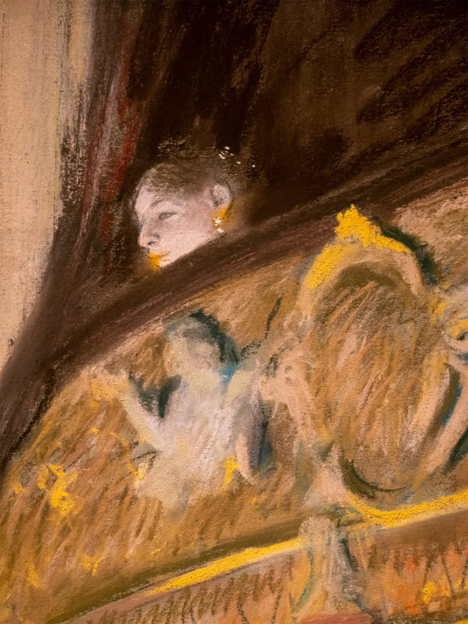 POSTERIIk Famous Animal Posters Vintage Picture Study of a Lodge At the Theatre by Edgar Degas Modern Wall Decor for Home Decor 60x90cm