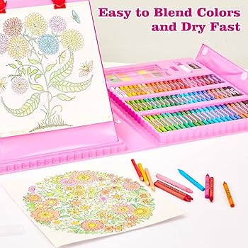 Amazon.co.jp: KINSPORY 290点 お絵描きセット 子供用 アート