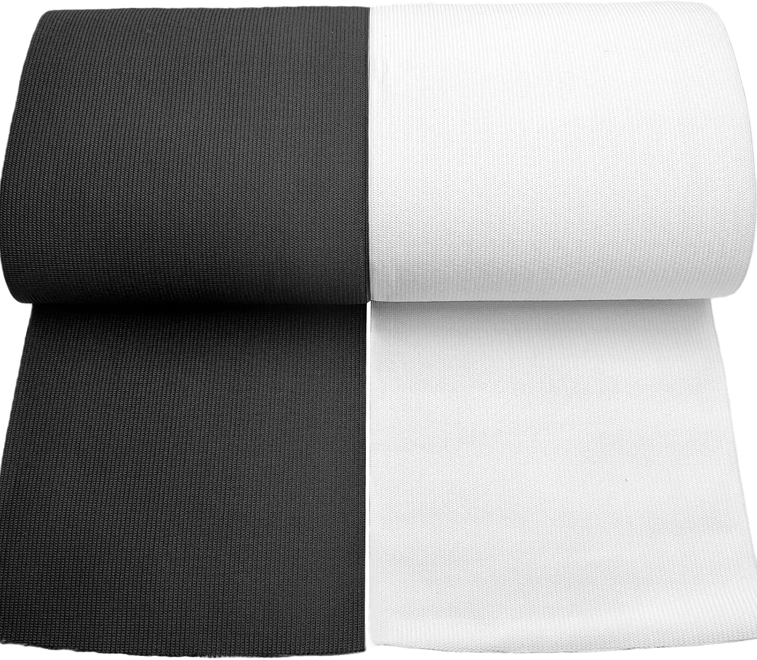 Wide Black Wide Elastic Band for Sewing 4 inch, 5Yards Strong Durable Stretch Fabric Knit for DIY Crafts, Waistband Clothes and Pants Waist and Accessories (10cm)
