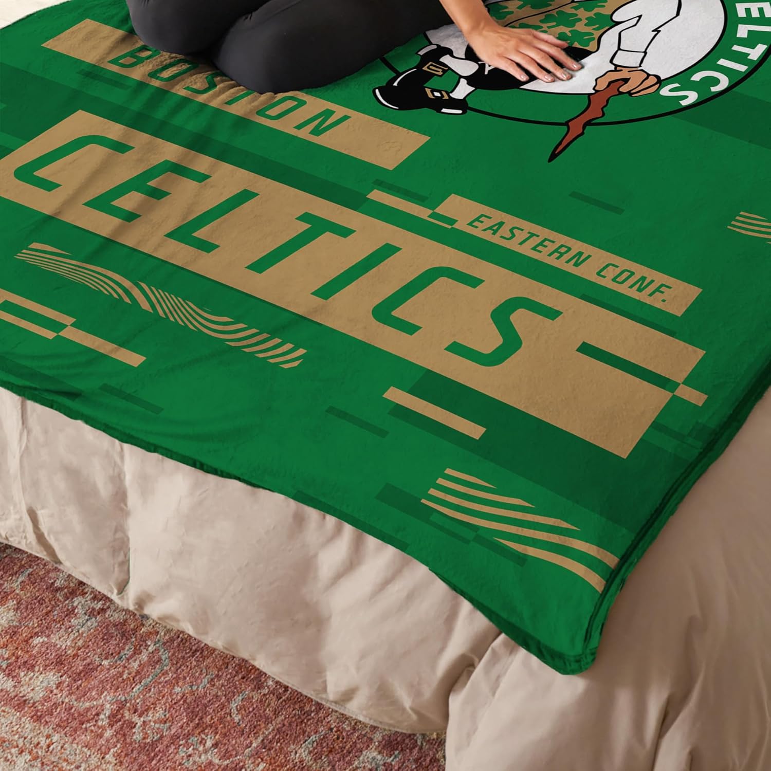 NORTHWEST NBA Boston Celtics Raschel Throw Blanket, 60" x 80", Digitize - Image 3