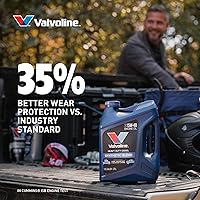 Vista 6 de Valvoline Aceite de motor diesel de mezcla sintética resistente 15W-40 1 galón