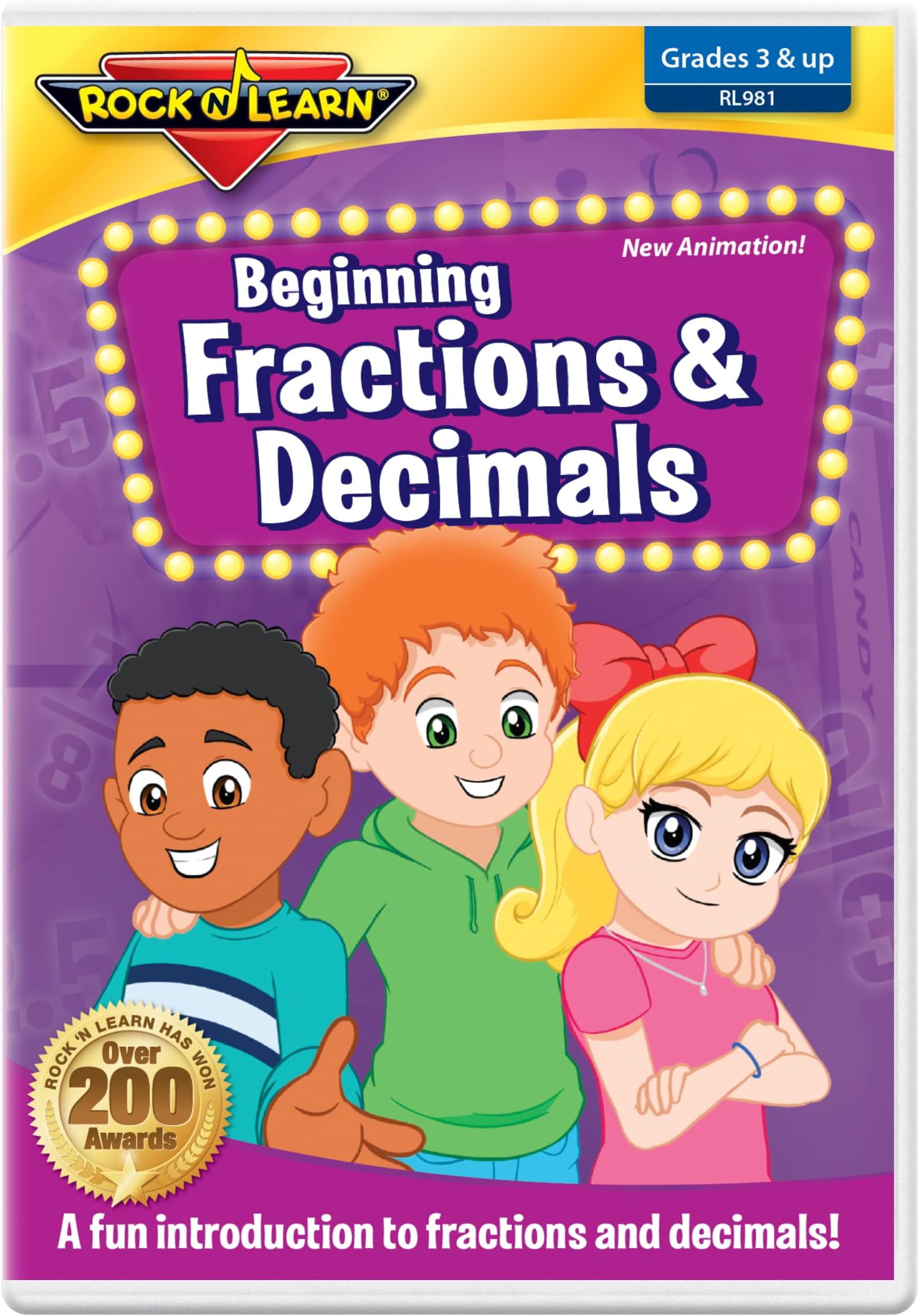 Rock N Learn: Beginning Fractions & Decimals [2004] [Region 1]