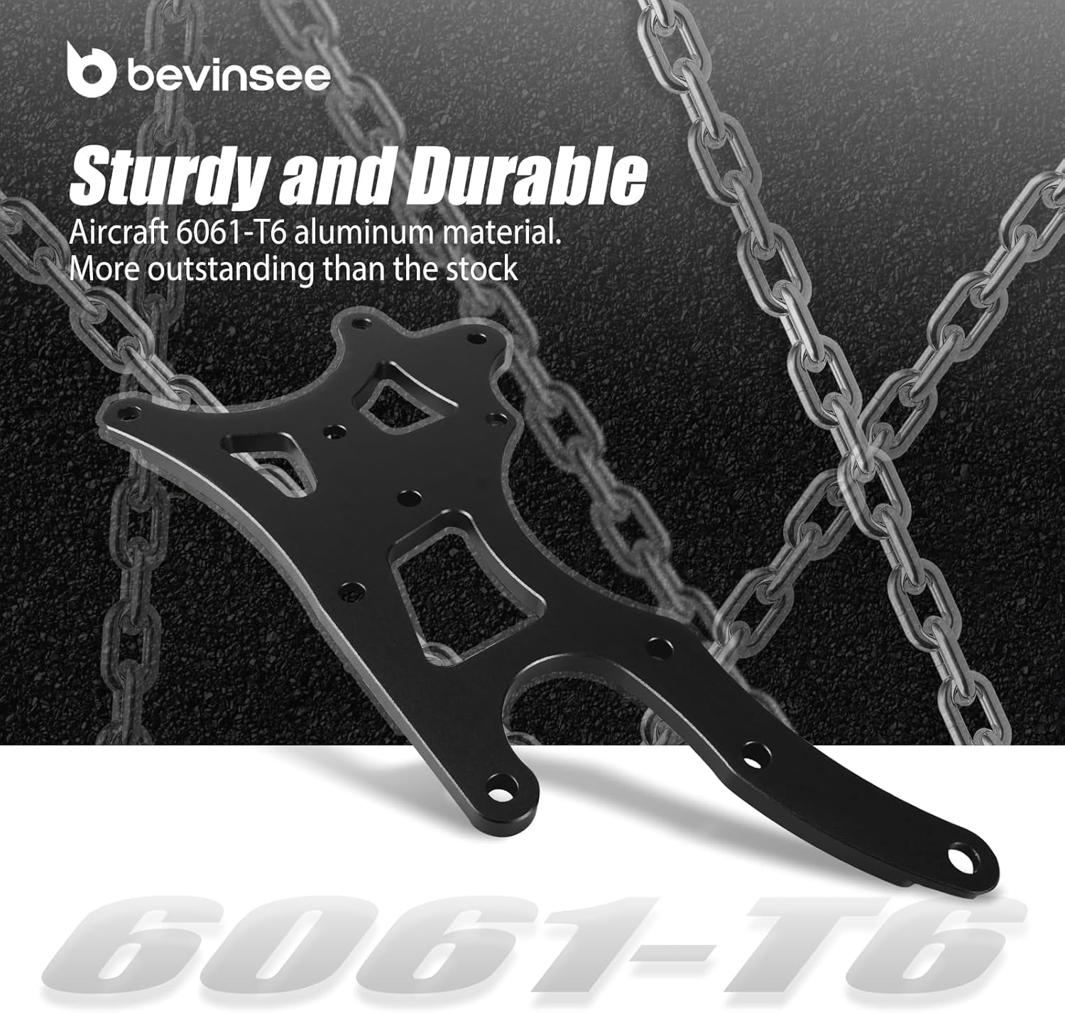 Bevinsee LS Truck Factory Location Alternator & Power Steering Bracket Compatible with Chevrolet LQ4 LQ9 LY5 4.8L 5.3L 6.0L