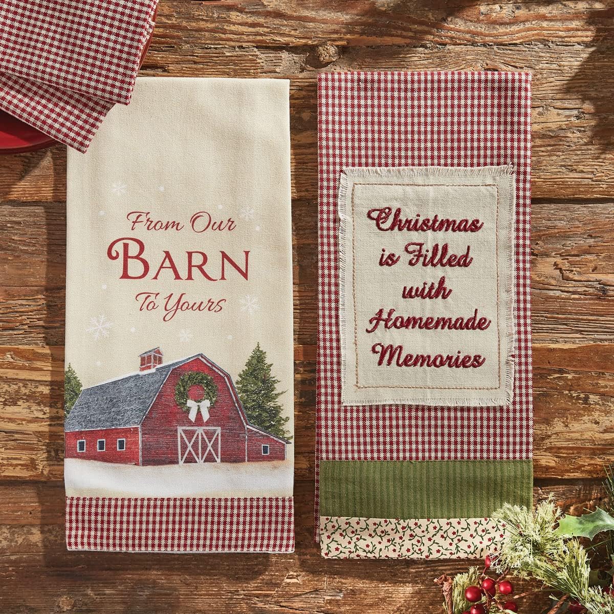 Park Designs クリスマス思い出 装飾ふきん