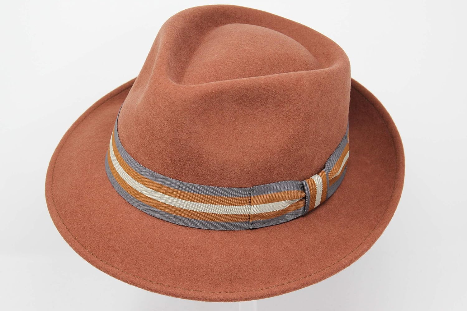Premium Doyle - Teardrop Fedora Hat - 100% Wool Felt - Crushable for Travel - Water Resistant - Unisex - Image 3