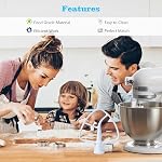 K45B Flat Beater for Kitchenaid Stand Mixer, Coated Flat Beater for Kitchenaid Mixer Attachments,4.5-5 Quart Flat Beater Replacement Stand Mixer Attachment Aluminum Paddle Attachment Pastry Beater