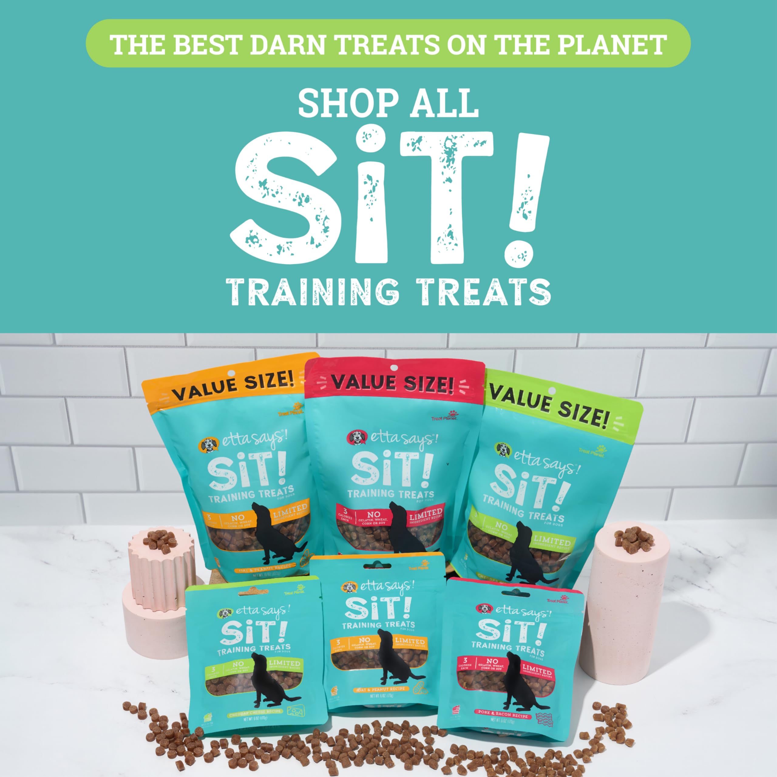 etta says! Sit Training Treats - All Natural Chicken Soft Treats for Dogs - Made in The USA - Soft & Chewy for Small, Medium & Large Dogs or Puppies - image 8