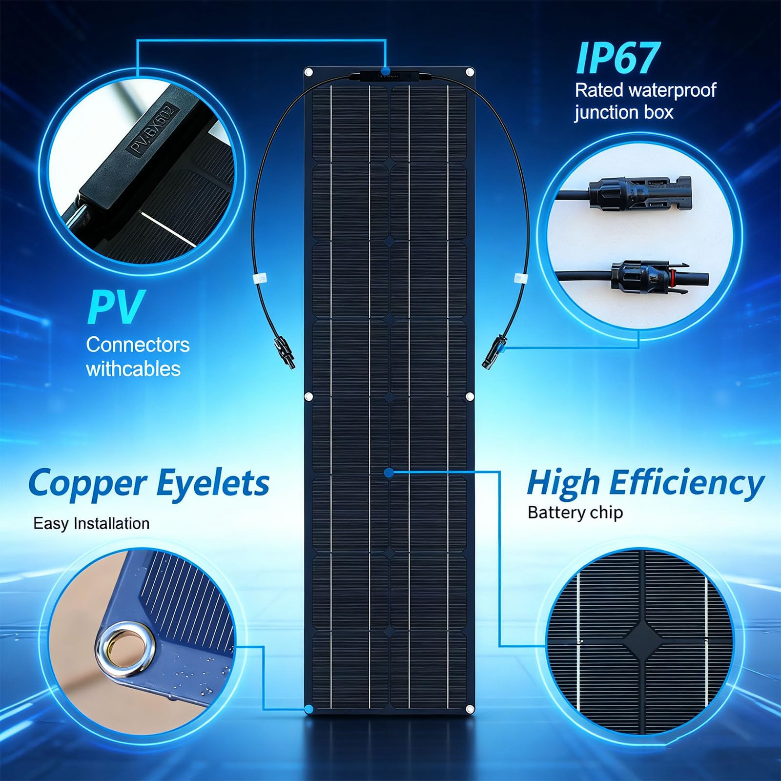 Di 2 Moduli Solari Con Gestione Automatica Per Energie Rinnovabili In Uso Esterno Facile Installare