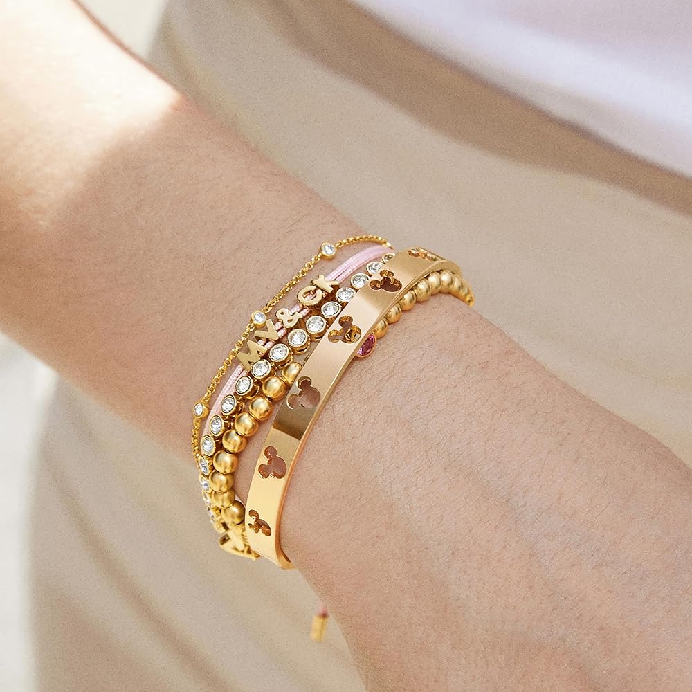◆bauble bar◆Mickey Mouse Disney Pave Cuff Bracelet Minnie Mouse Disney Pavé Cuff Bracelet - Minnie Mouse
