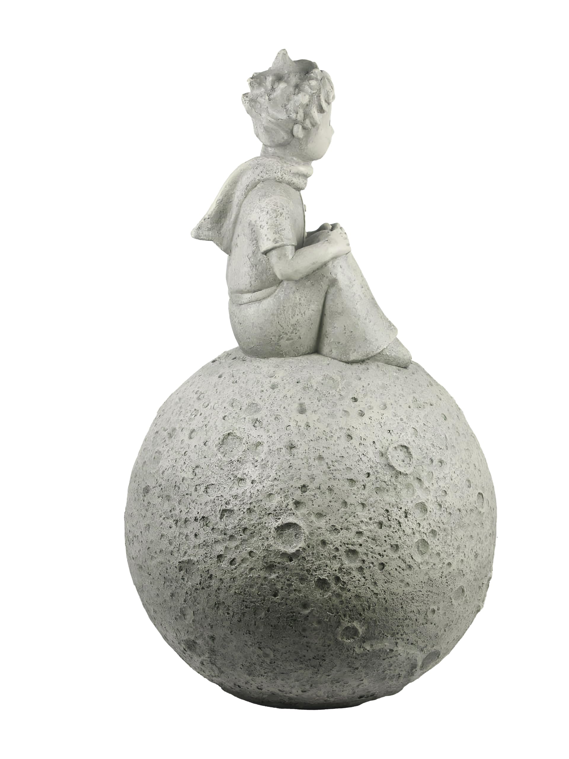 Vidroflor Antoine de Saint-Exupery - Piedra artificial, pequeña, ligera, rellenable, resistente a la intemperie