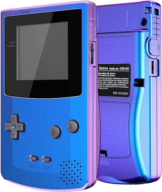eXtremeRate Chameleon Purple Blue Full Housing Shell w/Buttons for Gameboy Color Fit for GBC OSD IPS & Regular IPS & Standard LCD Console & IPS Screen NOT Included