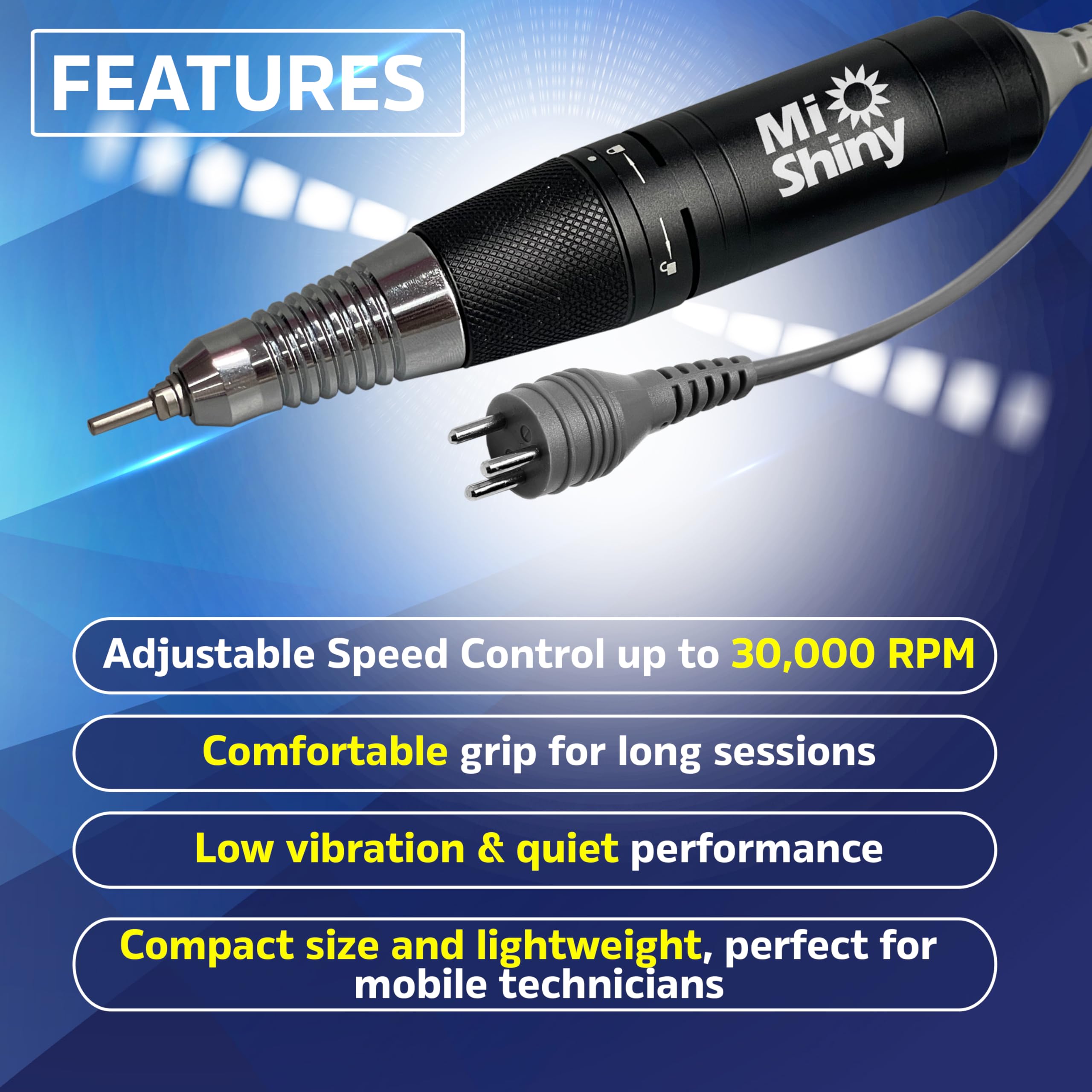 Amazon.com: MiShiny 30.000RPM Professional Nail Drill Machine