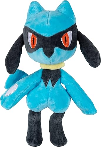 Miniatura 2 de Pokémon - Peluche de Riolu de 8 pulgadas, con licencia oficial, figura de Lucario Evolution, auténtico juguete de peluche suave, regalo de Navidad