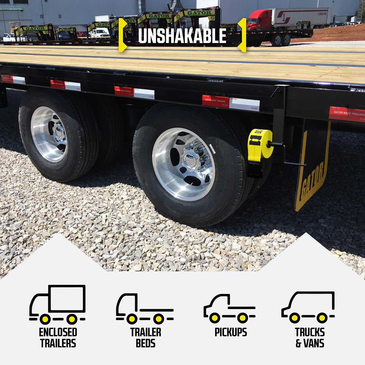 DC Cargo Mall Ratchet Strap Winder - Flatbed Roller - Efficient 4 Inch Strap Winder for Flatbed Trailers - Convenient Storage Solution Used in Trucks, Trailers, Vans, Docks, Warehouses
