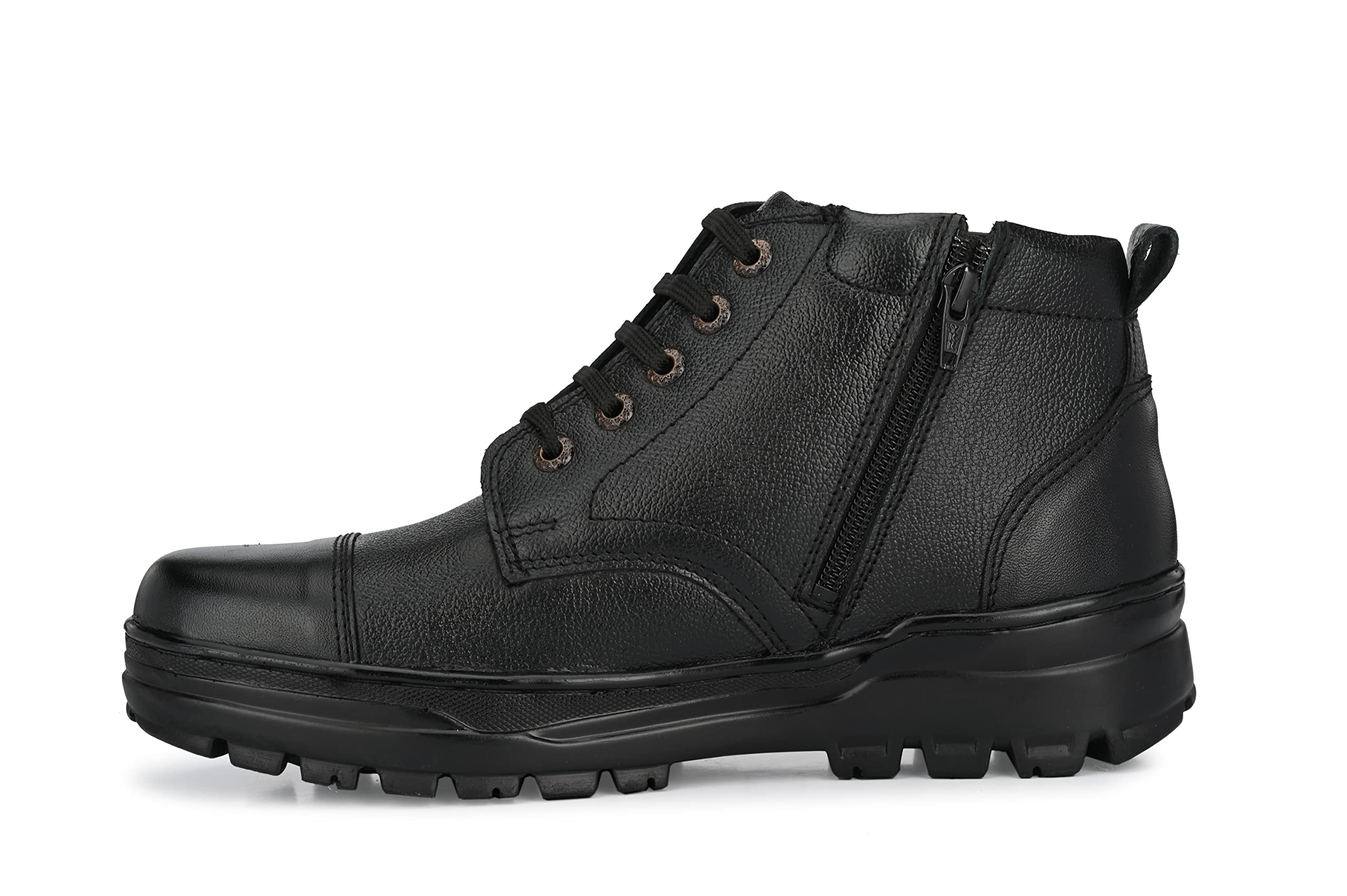 VPSC® Pure Leather Ankle Police Boot with Zip Boots for Men (Honour-Zip) (Black, Numeric_5) (B0BHRC4ZHM) Amazon Price History, Amazon Price Tracker