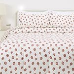Amazon Basics Lightweight Microfiber Comforter Sets, 2-Pieces, Black/White,Checkerboard,Twin/Twin XL