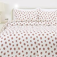 Vista 17 de Yaxa Basics Edredón reversible Twin/Twin XL de microfibra ligera para todas las estaciones, manta, borgoña/gris