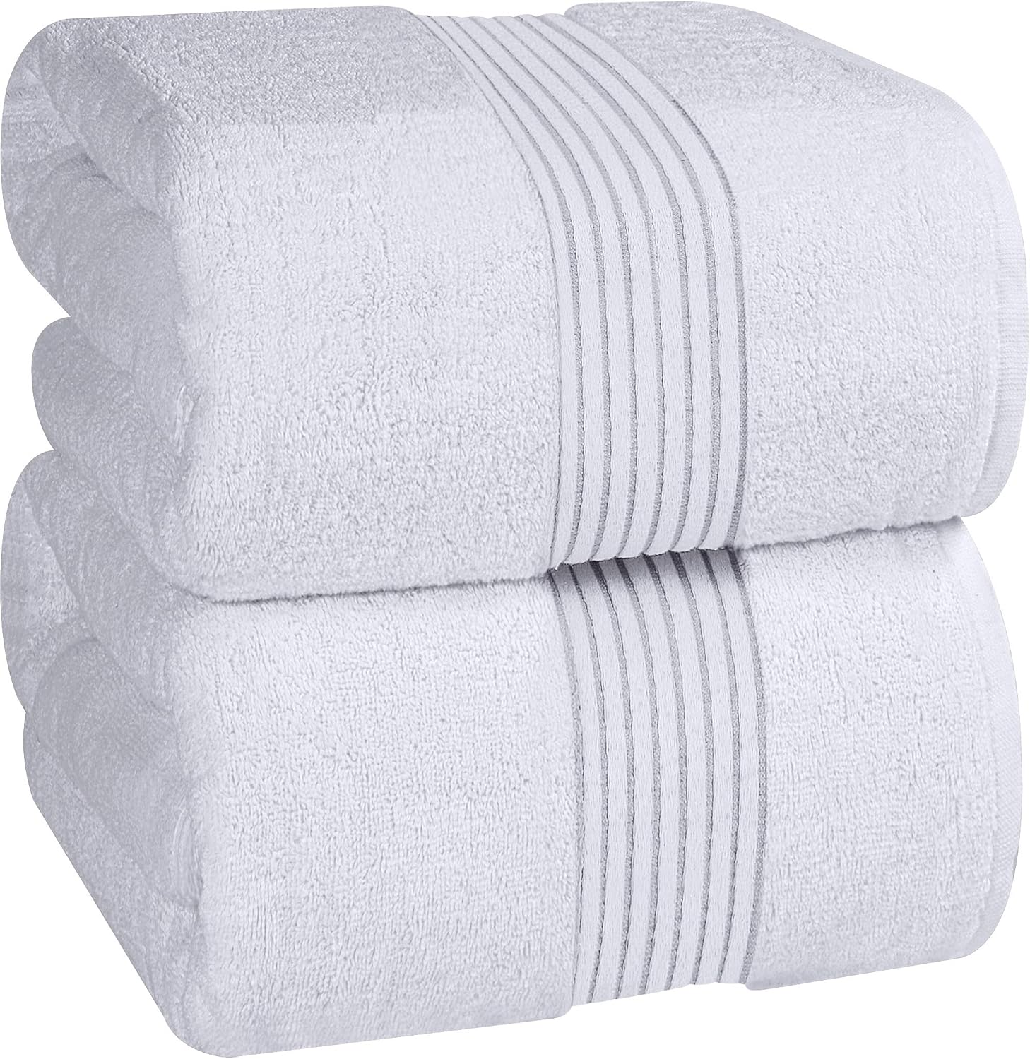 Utopia Towels Luxurious Jumbo Bath Sheet 2 Pack 600 GSM 100 Cotton