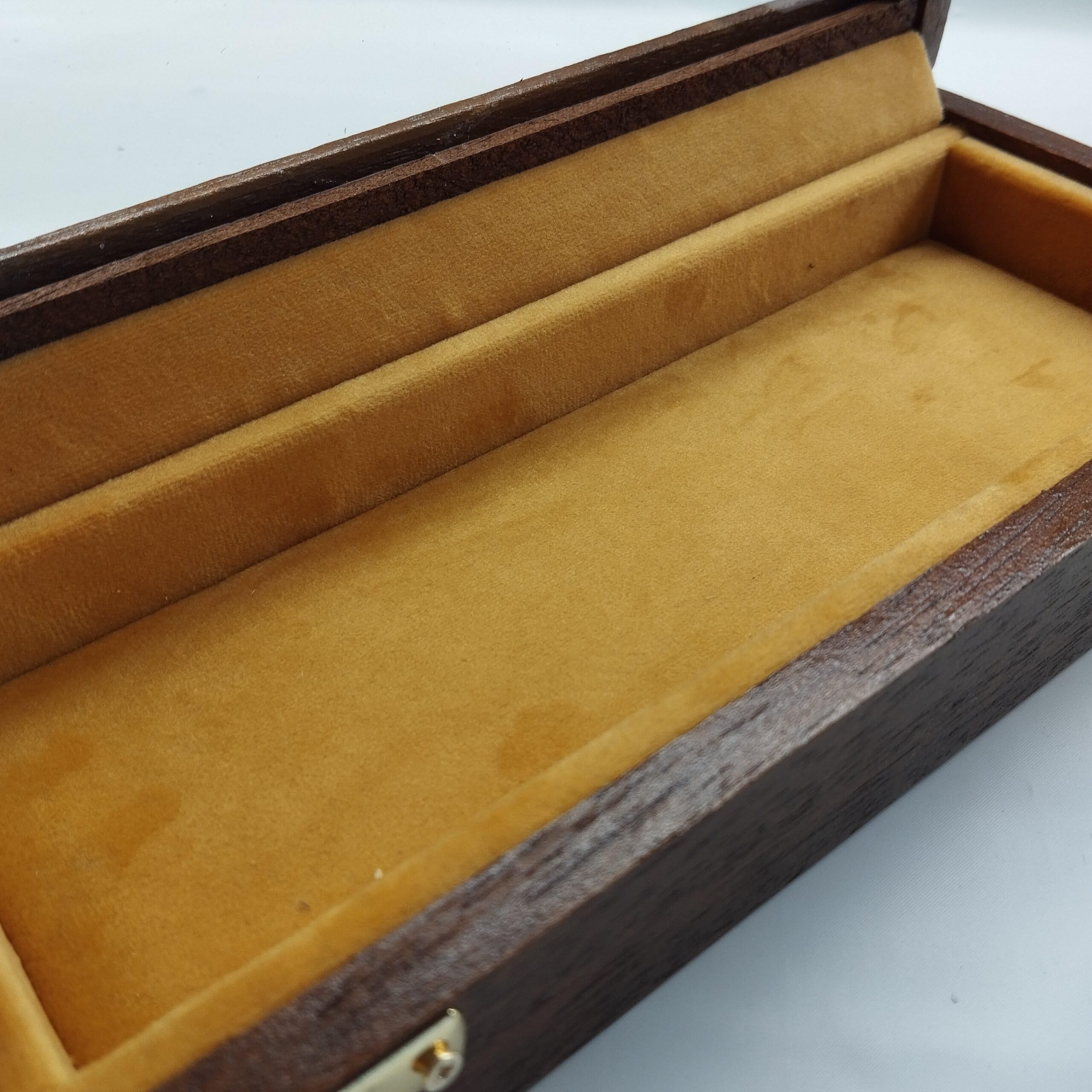Coins&More Cofanetto espositore per coltelli da collezione, legno e velluto italiano, 1-2 coltelli, numerato con certificato, fatto a mano in Italy