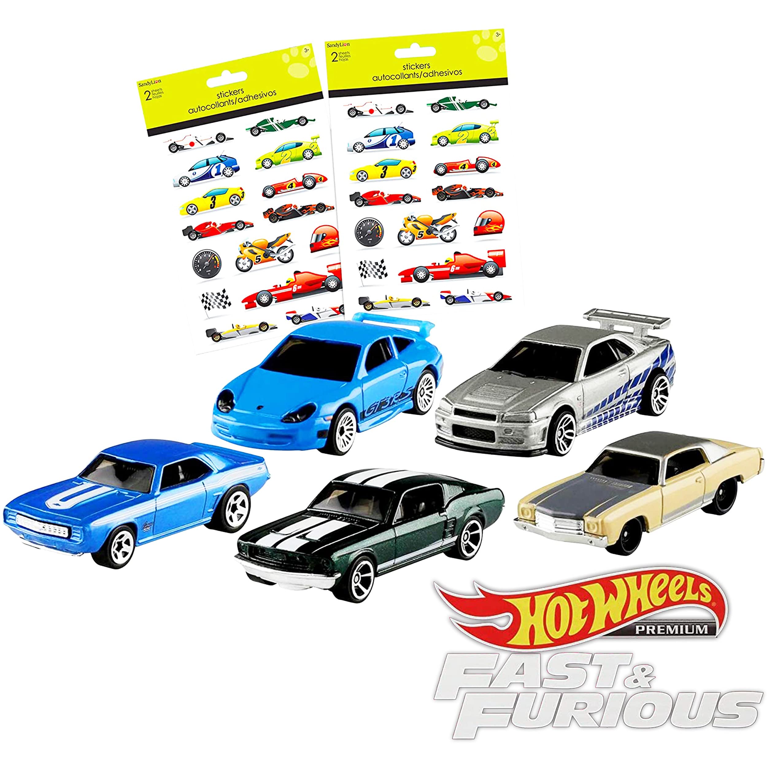 Buy Hot Wheels Fast and Furious 5 Pack Hot Wheels Movie Cars Bundle