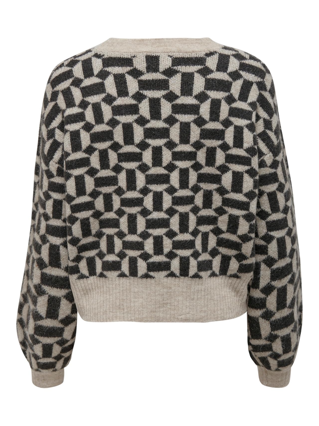 ONLY Onlgeo Life L/S Pullover Knt Maglione Lavorato a Maglia Donna