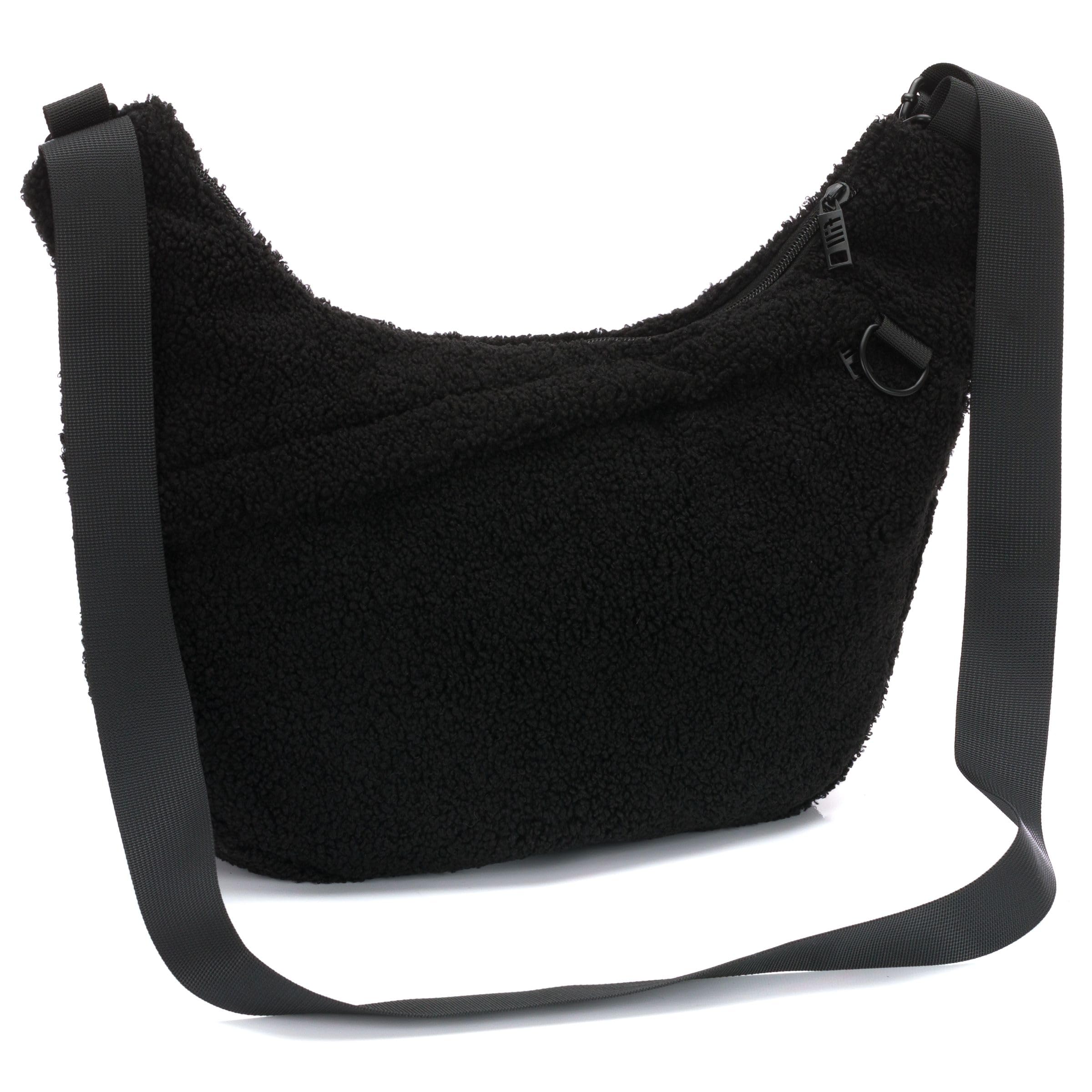 Fillikid Buggy Organizer Daybag | Stilvolle Kinderwagen-Tasche aus Teddyplüsch | Weich & luxuriös | Mit praktischer Fächeraufteilung | Ideal für Windeln, Snacks & mehr | Einfache Befestigung