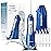 AquaSonic Water Flosser - Cordless Rechargeable Water Flossers for Teeth Cleaning - Waterproof Aqua Flosser, Portable Oral Irrigator for Dental Cleaning with 5 Jet Tips - Braces Home Travel