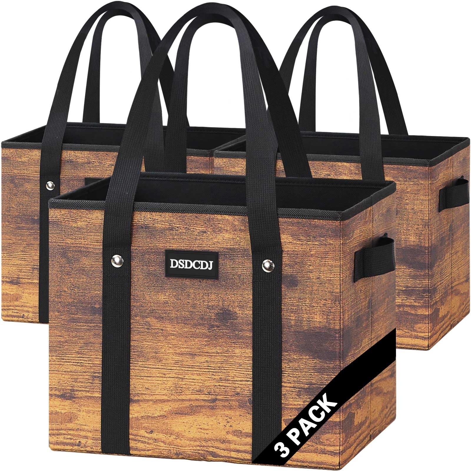 DSDCDJ Reusable Grocery Bags - Heavy Duty Reusable Shopping Bags