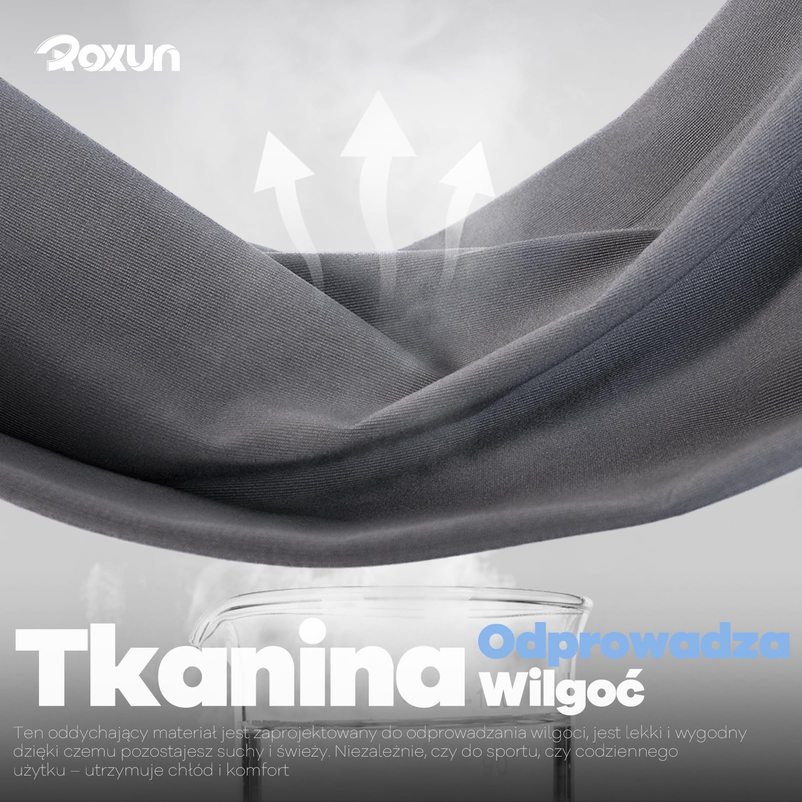 ROXUN 4-pak ocieplacz na szyję, chłodząca, oddychająca maska na twarz, ochrona przed promieniowaniem UV, szalik turystyczny bandana dla mężczyzn/kobiet