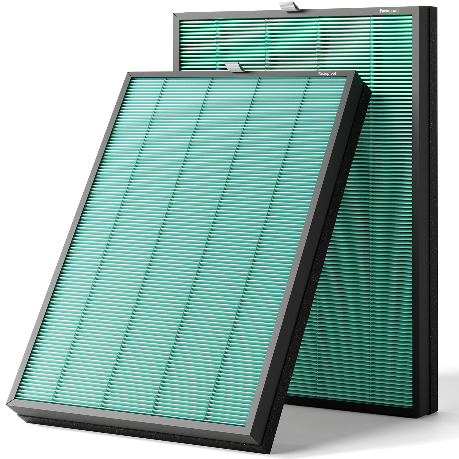 LUFTRUM C3500 and C3500 WIFI Pet Odor Remover Air Purifier Replacement Filter Set, 1 Pet Odor Remover True HEPA Filter and 1 Activated Carbon Filter (