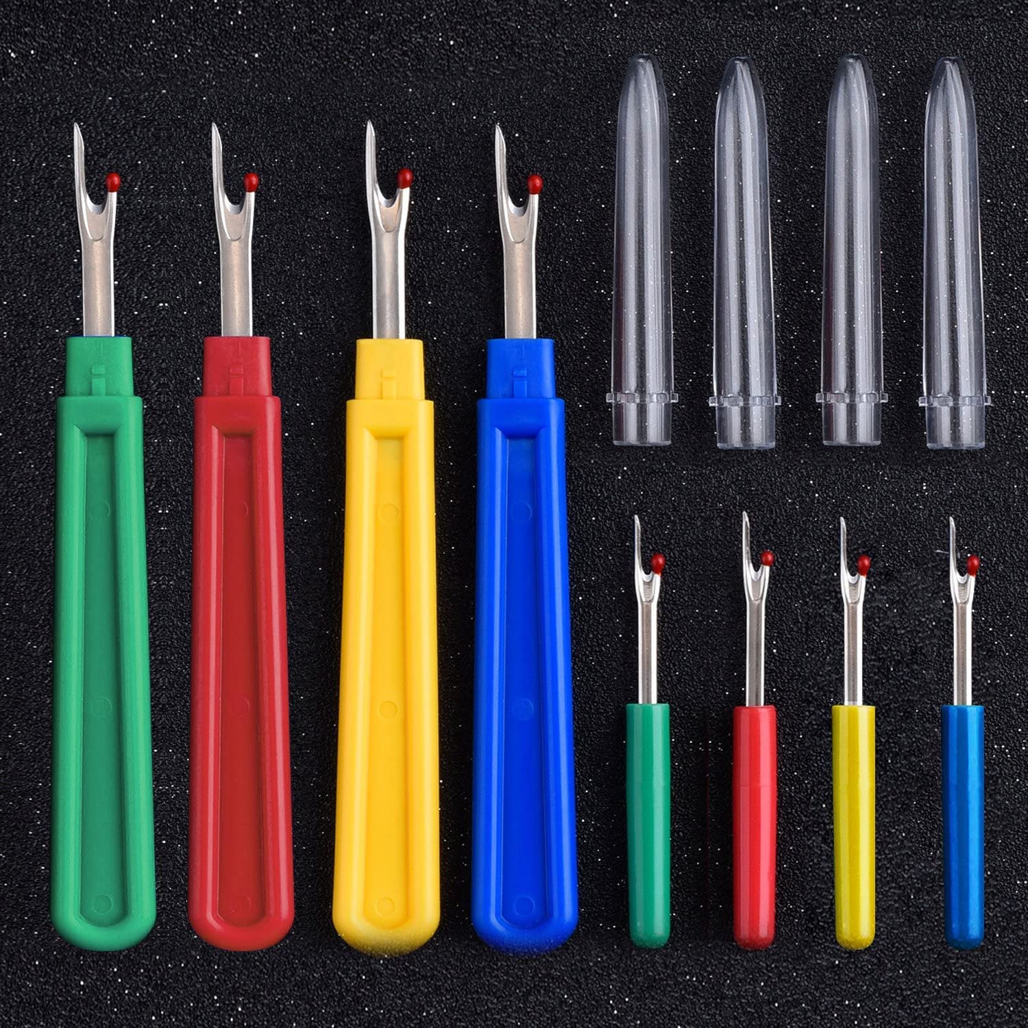 Kit Tagliafilo Per Cucito - 8 Pezzi Con Seam Ripper, Taglia Asole E Accessori Per Lavori Di Precisione - Foto 5