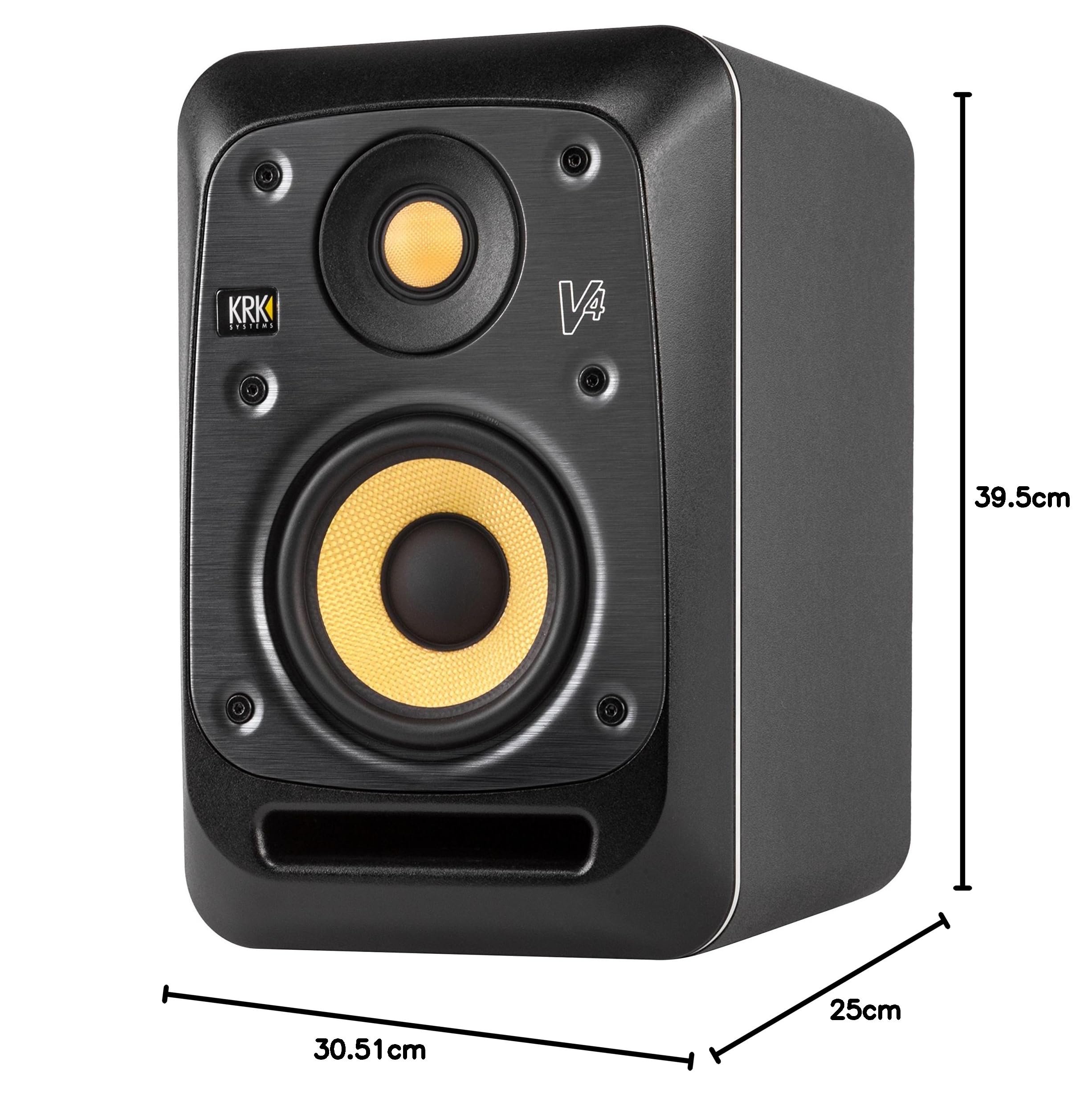 KRK V4S4 Studiomonitor aktiv - Monitor da studio attivo